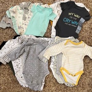Baby Boy Clothes Bundle 25 Pieces 0-3 Months